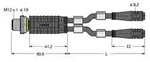 Turck Zweifachverteiler VBRS4.42PKG3S5/5/TEL