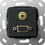 Gira VGA Miniklinke sw matt 565910