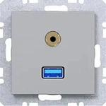 Hager USB/35mm Aud. Std. Ax/Cx WAF4381TA