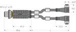 Turck Zweifachverteiler VBRS4.42PKW3S2/2/TXL