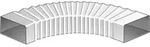 Helios Ventilatoren Flachkanalbogen FLBF 100