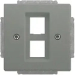Busch-Jaeger Zentralscheibe gr/metal 2561-02-803