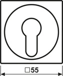 Jung Abdeckung A 528 PL WWM