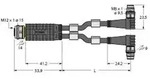 Turck Zweifachverteiler VBRK4.42PSW3M1/1/TEL
