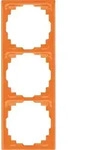 Jung Rahmen 3-fach orange CD 583 K O