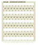 WAGO GmbH &amp; Co. KG WSB-Beschriftungskarte 209-500/209-035
