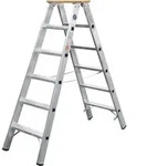 ILLER-LEITER Stufenstehleiter beidseit. 51706