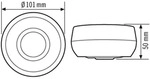 ESYLUX Decken-Pr&auml;senzmelder PD 360i/8 BASIC SMB