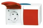 Busch-Jaeger Schuko-Steckdose 2f. 20/2 EW/DVN-53