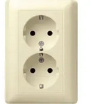 Gira Schuko-Doppelst.ds. cws-gl 078001