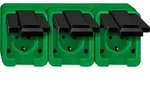 Merten SCHUKO-Steckdose 3f.gn 229377