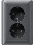 Gira Schuko-Doppelst.dose anth 078328