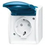 Busch-Jaeger Steckdose m.Klappdeckel 20 EBW-53