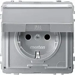 Merten SCHUKO-Steckdose alu MEG2312-7260