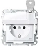 Merten SCHUKO-Steckdose aws/gl MEG2315-0325