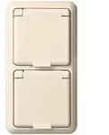 Elso UP-Steckdose 2-fach IP44 225414