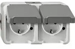 Merten SCHUKO-Doppel-Steckdose MEG2321-8029