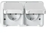 Merten SCHUKO-Doppel-Steckdose MEG2320-8019