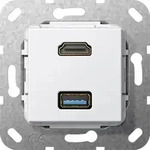 Gira HDMI USB 3.0 A Kabelpeit. 567903