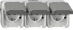 Merten SCHUKO-Dreifach-Steckdose MEG2390-8029
