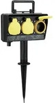 Bachmann Gartensteckdose 3f. 394.175