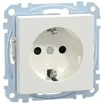 Merten SCHUKO-Steckdose pws/gl MEG2300-0319