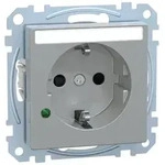 Merten SCHUKO-Steckdose alu MEG2305-0460