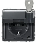 Merten SCHUKO-Steckdose anth MEG2316-7214