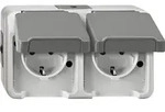 Merten SCHUKO-Doppel-Steckdose MEG2320-8029