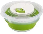 Emsa Falt-Salatschleuder BASIC trans/gn 4L