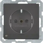 Berker SCHUKO-Steckdose anth/sa 41096086