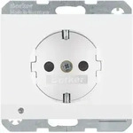 Berker SCHUKO-Steckdose pows/gl 41097009