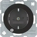 Berker SCHUKO-Steckdose sw/gl 41102045