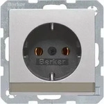 Berker SCHUKO-Steckdose alu/samt 47506084