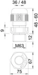 OBO Bettermann Vertr Ms-Verschraubung V-TEC VM63 MS