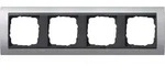Gira Abdeckrahmen 4f. alu 021406