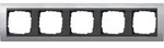 Gira Abdeckrahmen 5f. alu 021506