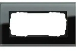 Gira Abdeckrahmen 2f.sw-glas 100205