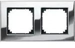 Merten Metallrahmen 2f.chrom 475239