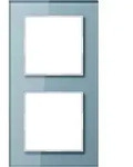 Jung Glasrahmen 2-fach bl/gr AC 582 GL BLGR