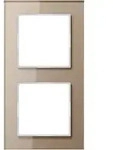 Jung Glasrahmen 2fach champ AC 582 GL CH