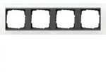 Gira Abdeckrahmen 4f.opak ws 021424