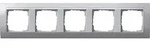 Gira Abdeckrahmen 5f.alu 021536