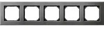 Merten Metallrahmen 5f.rho/gr 475514