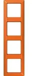 Jung Rahmen 4-fach orange AS 584 BF O