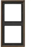 Jung Rahmen 2fach Mess/antik ME 2982 AT