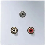 Jung Multimedia-Anschluss alu MA AL 1011