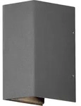Gnosj&ouml; Konstsmide AL LED-Wandleuchte anth/alu 7940-370