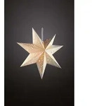 Hellum LED-Papierstern wei&szlig; 60cm 521801