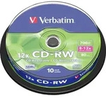 Verbatim CD-RW 80Min/700MB/8-12x 43480 (VE10)